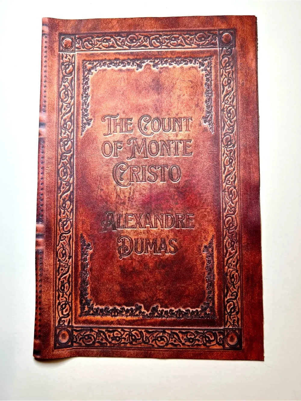 The Count of Monte Cristo Book Shaped Microfiber Cleaning Cloth Eyeglasses